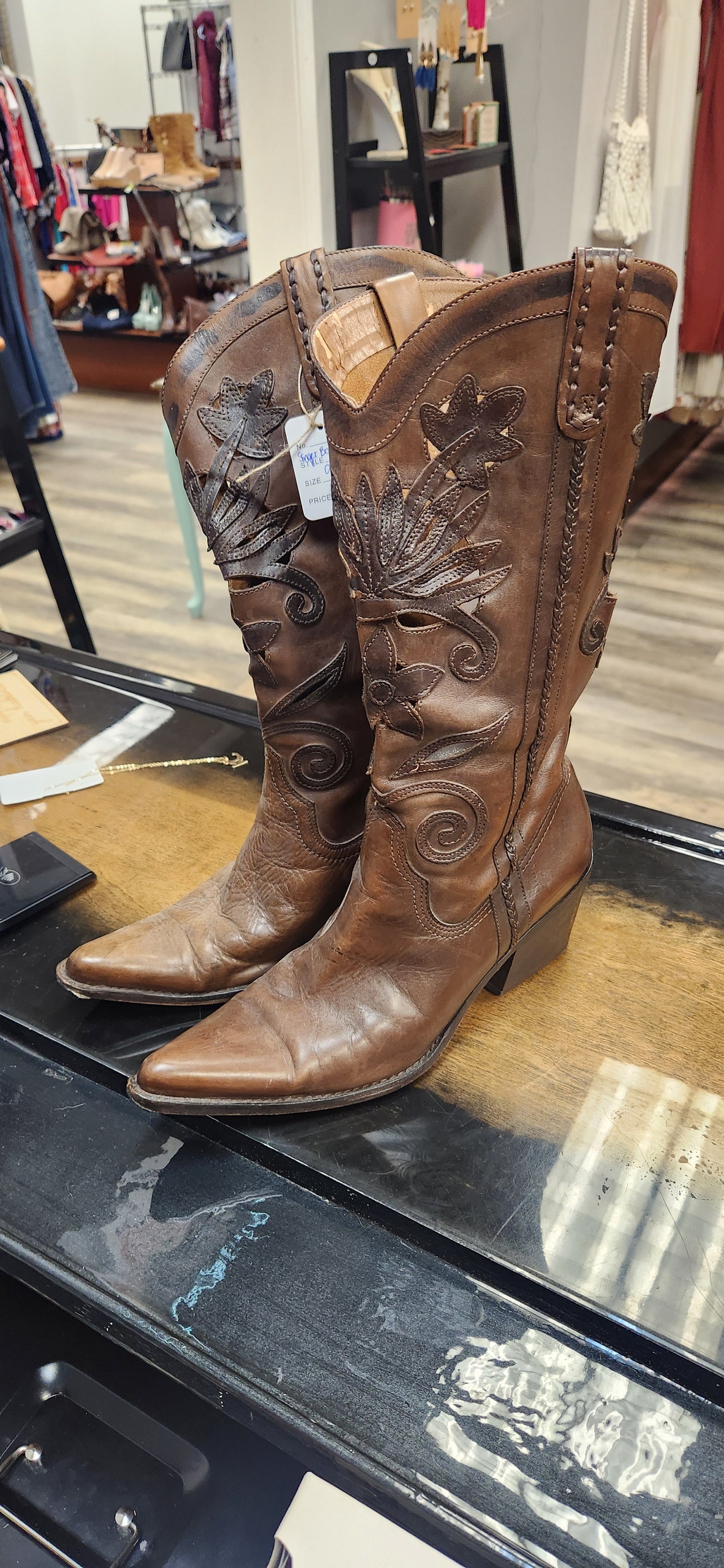 Slinger Boots Size 9.5 RS 91 - Scarlett's Riverside Boutique 