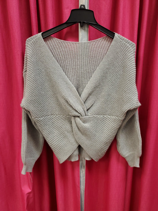 Rosie French Grey Sweater. Size M. RS 37 - Scarlett's Riverside Boutique 