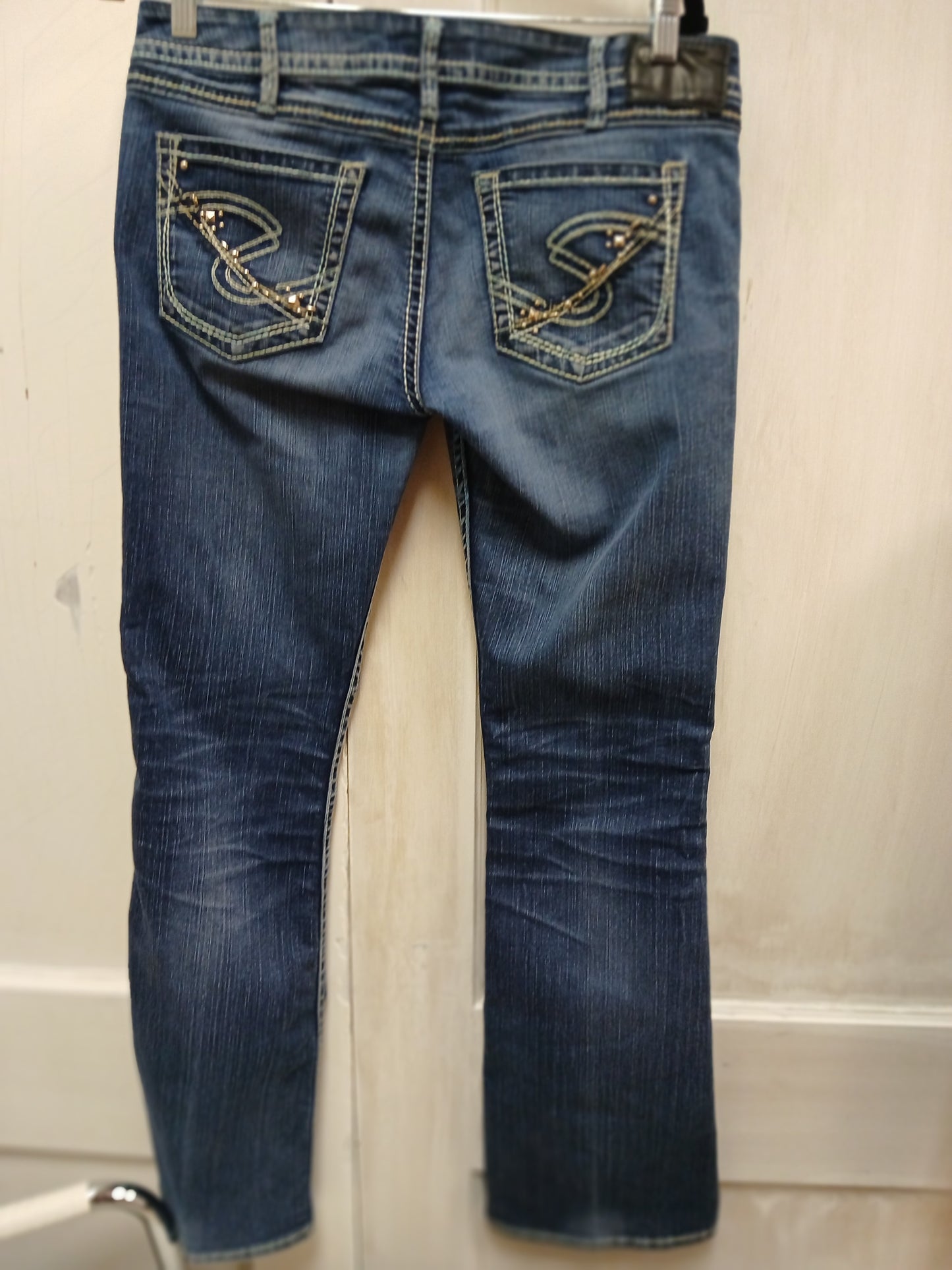 Silver Twisted Jeans size W30/L33 RS #84 - Scarlett's Riverside Boutique 