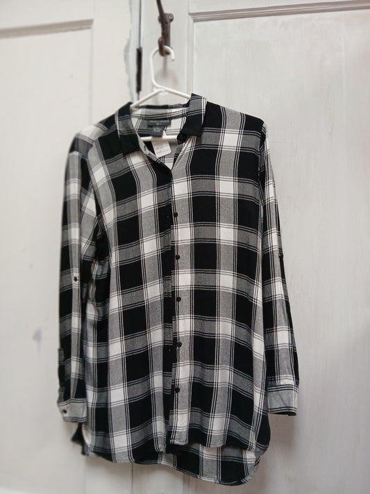 Chelsea & Theodore Flannel Size Petite Medium RS #6