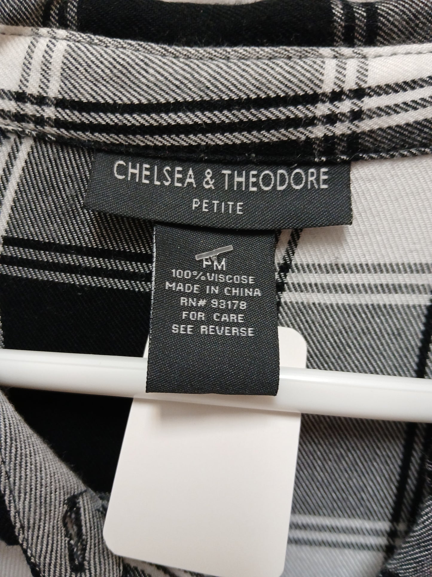 Chelsea & Theodore Flannel Size Petite Medium RS #6