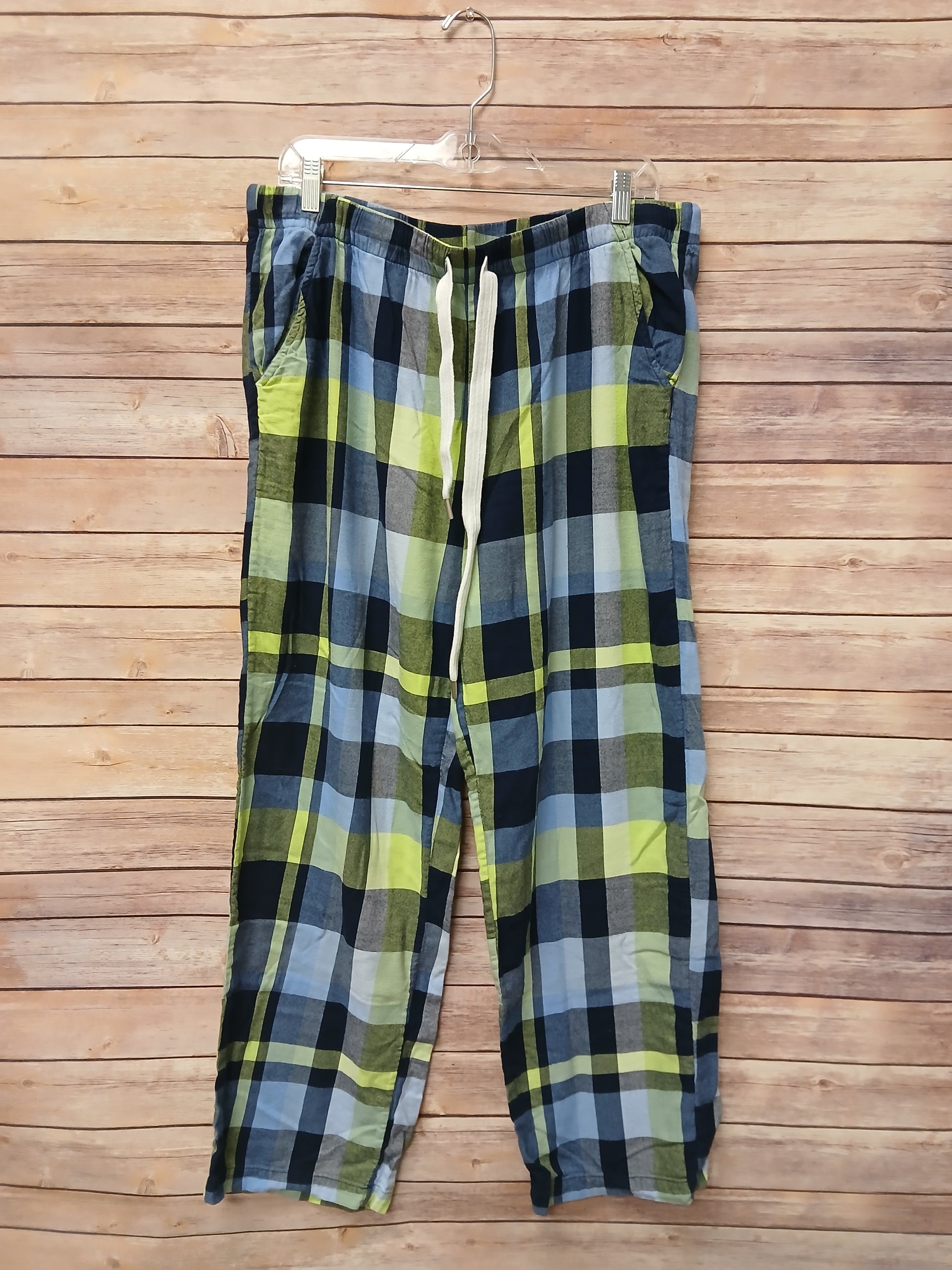 Aerie Blue & Green Plaid Pajama Pants. Size L. RS 84 - Scarlett's Riverside Boutique 