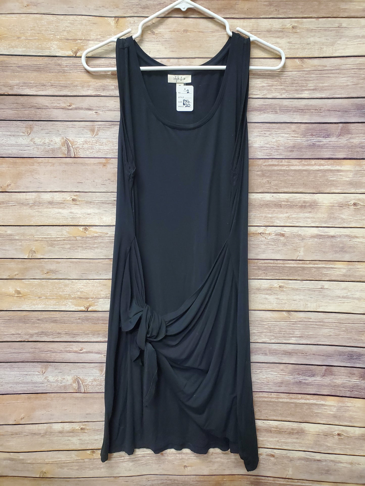 Style & Co. Black Tank Dress. Size XL. RS 2. - Scarlett's Riverside Boutique 