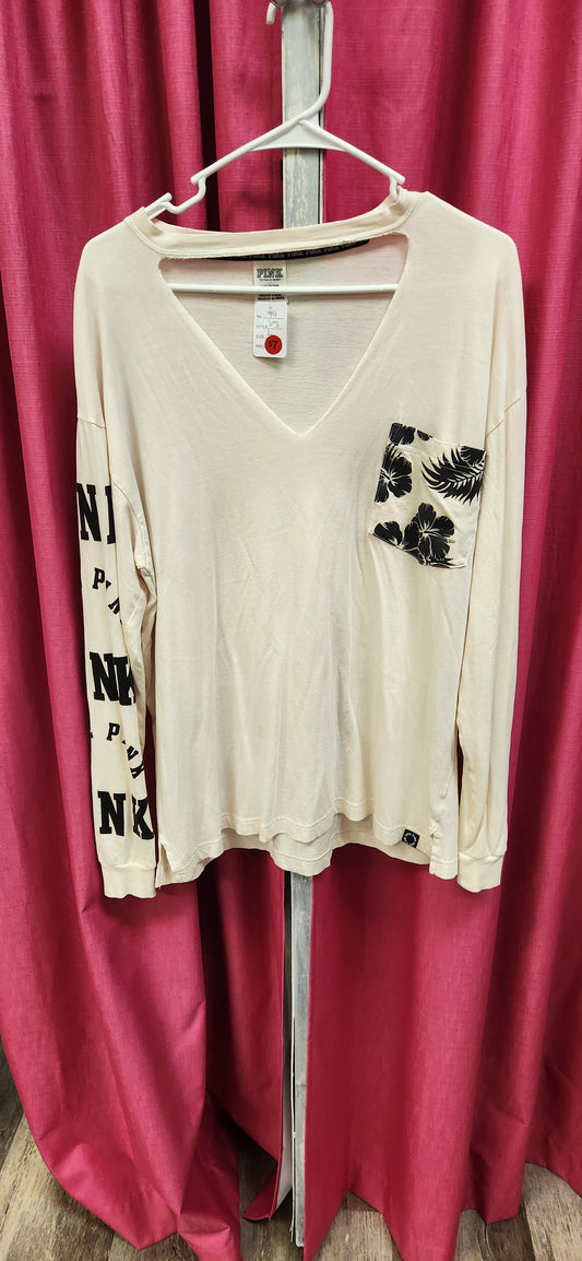 Victoria's Secret Pink Off-White Size L RS 99