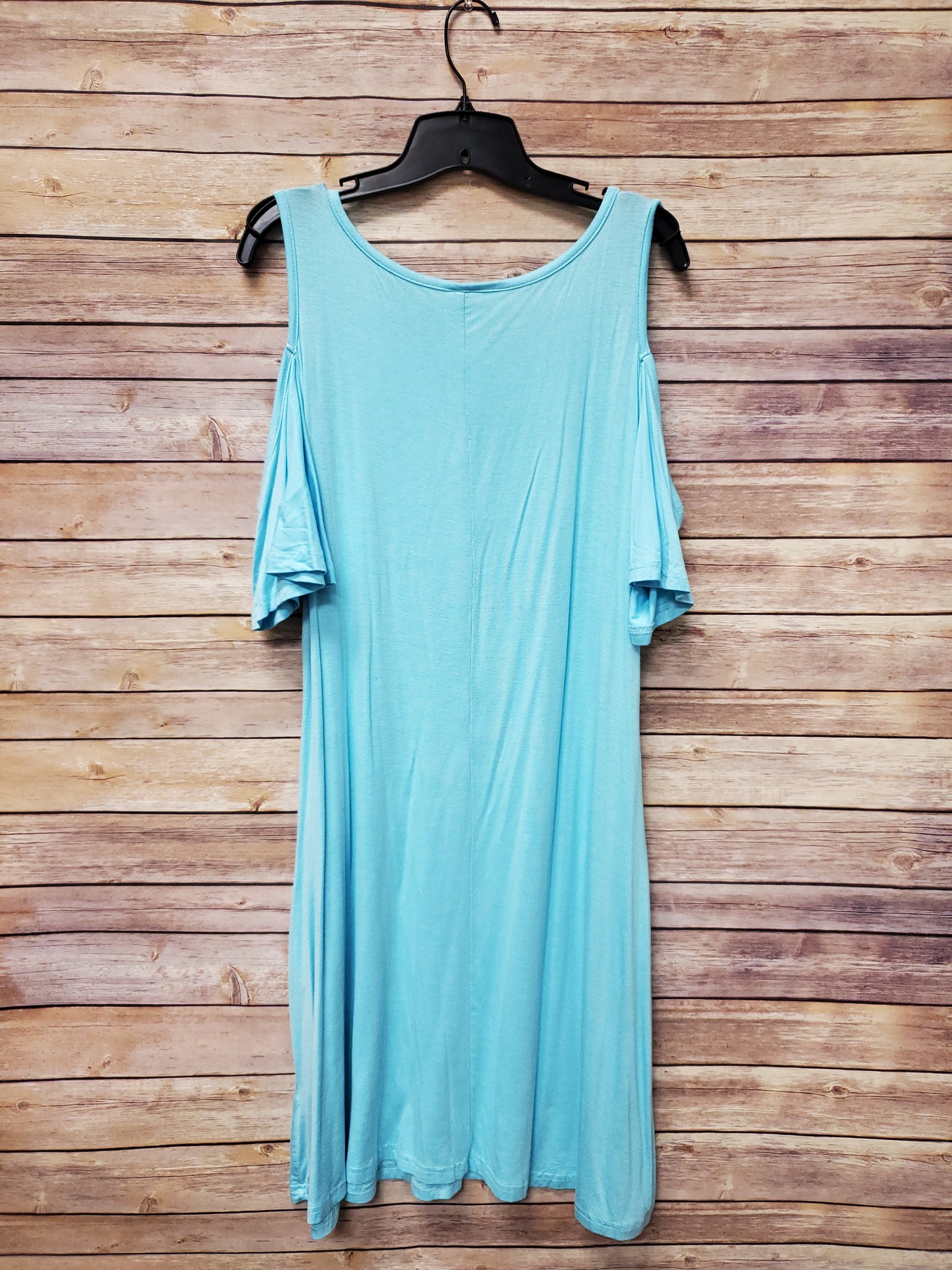 Tiffany Blue Cold Shoulder Dress. Size XL. RS 2.