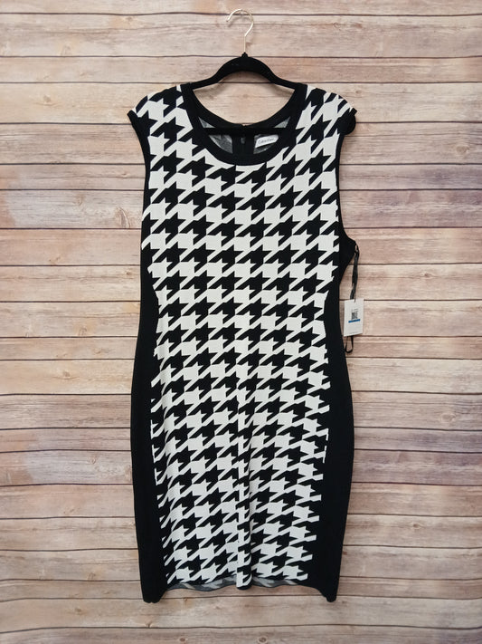 Calvin Klein Houndstooth Dress. Size XL. RS 2.