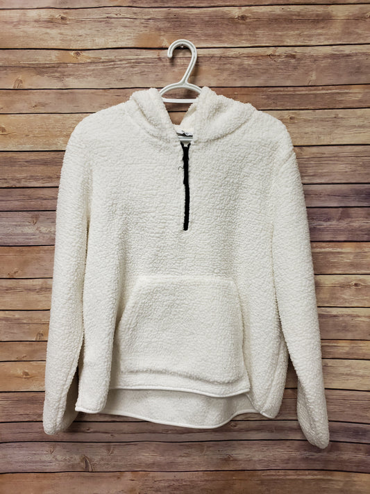 DSG White Sherpa Pullover. Size L. RS 74