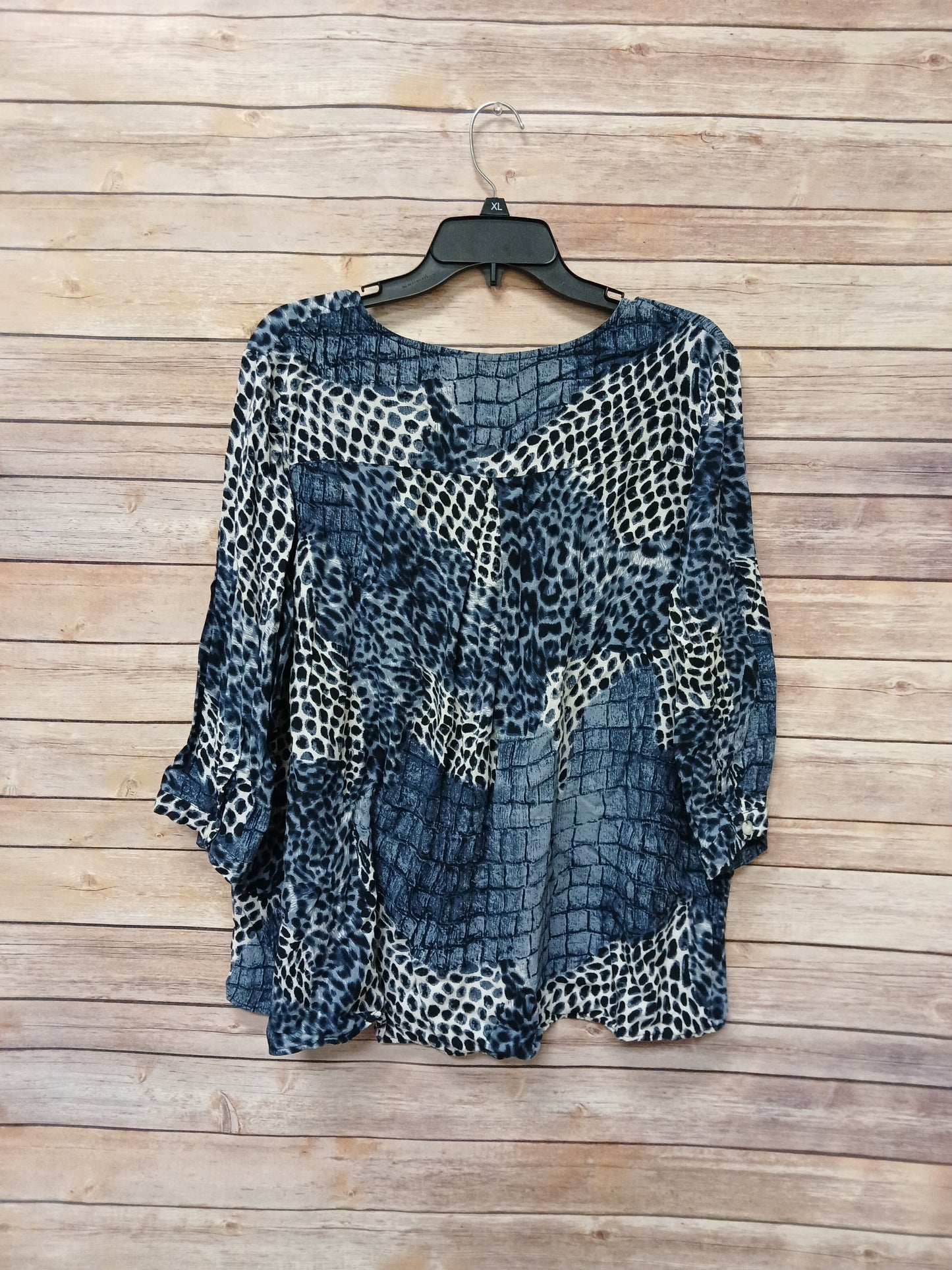 Animal Print Blouse. Size 2X/3X. #68