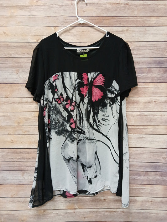 Rongxuan Butterfly Blouse. Size 2xl. RS 68