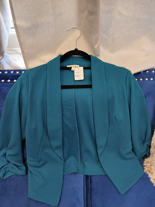 Maurices Teal Blazer Size M RS98