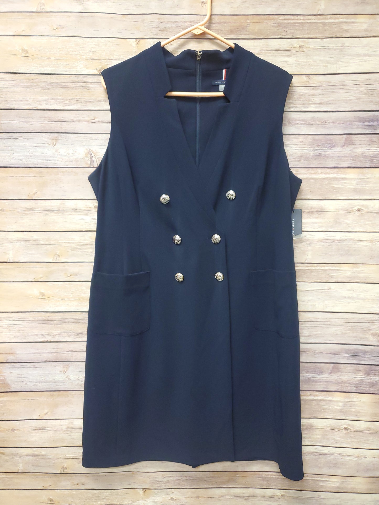 Tommy Hilfiger Navy Dress. Size 16. NWT. RS 2.