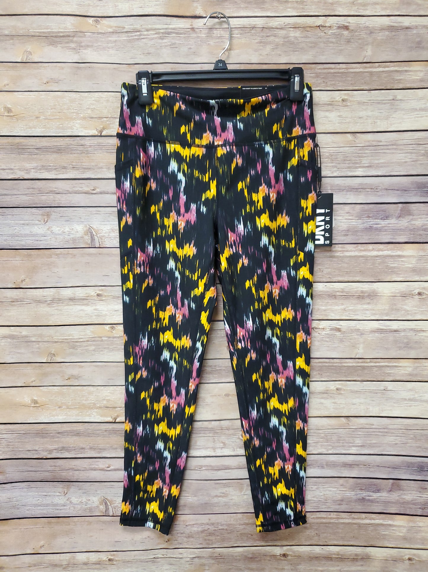 DKNY Multi Color Athletic Wear Pants. NWT. Size M. #97