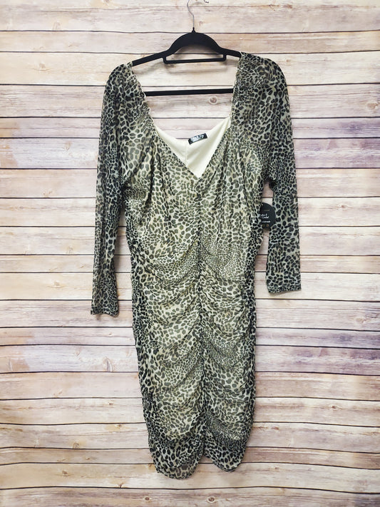 Jolie & Joy Animal Print Dress. Size 2XL. #99