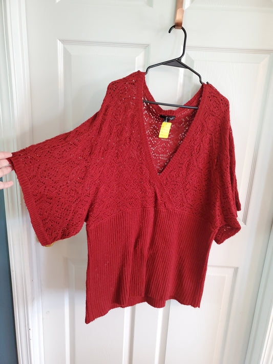 A.N.A A New Approach Red Knitted Sweater. Size 3XL. #68