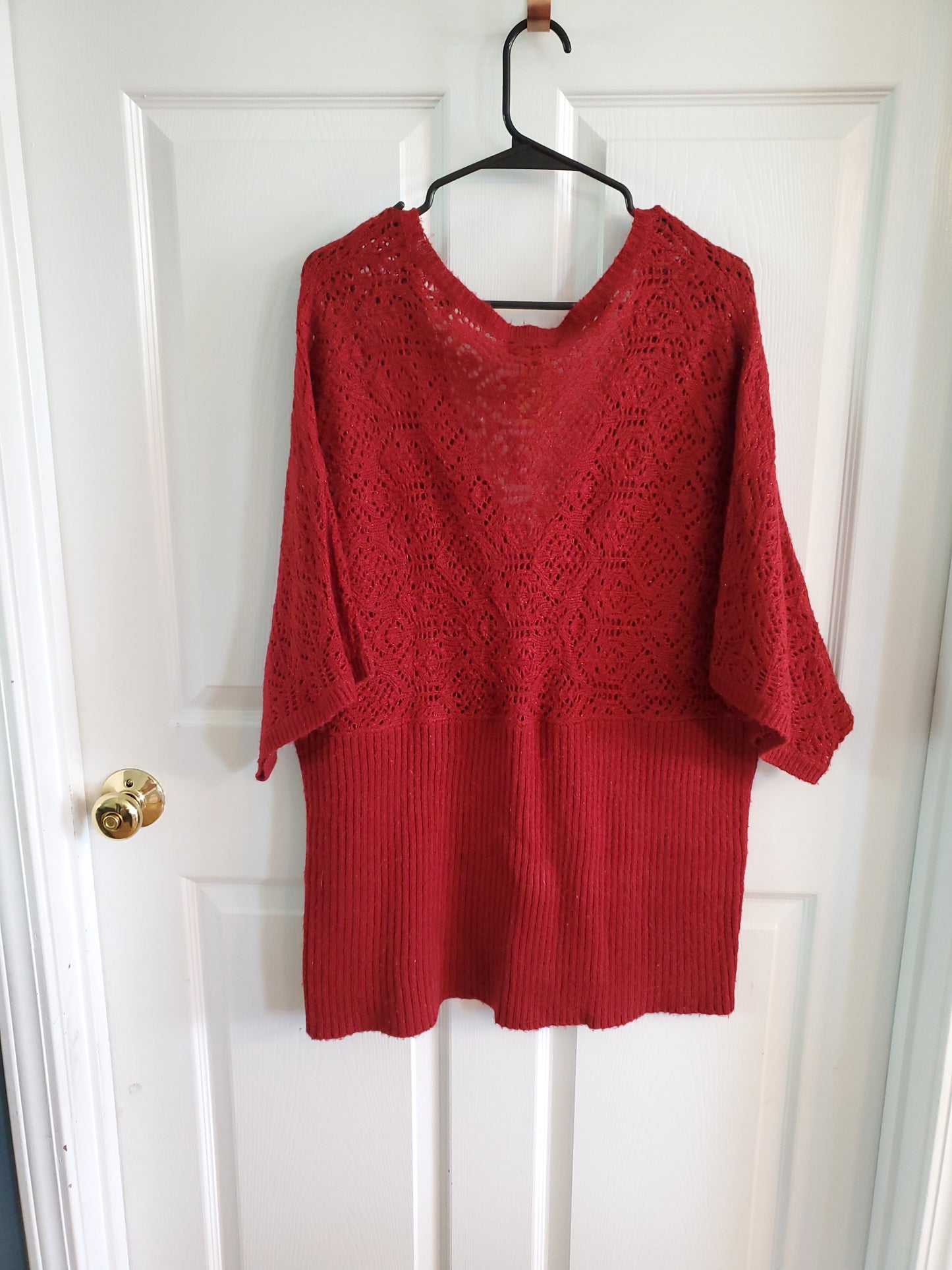 A.N.A A New Approach Red Knitted Sweater. Size 3XL. #68