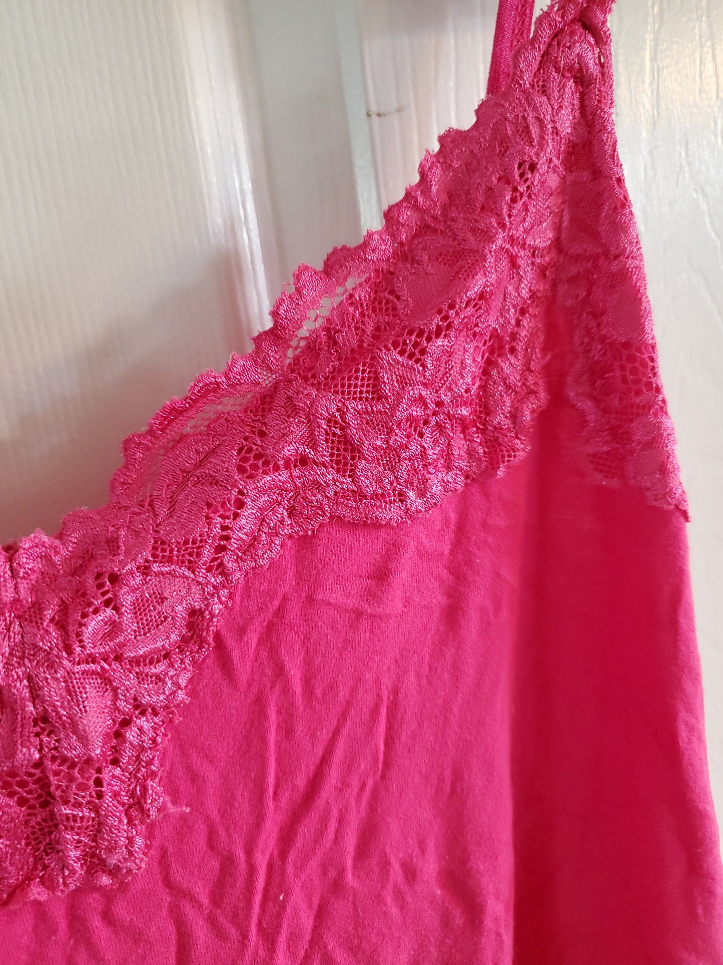 Lane Bryant Pink Lace Tank Top. Size 2XL. #68