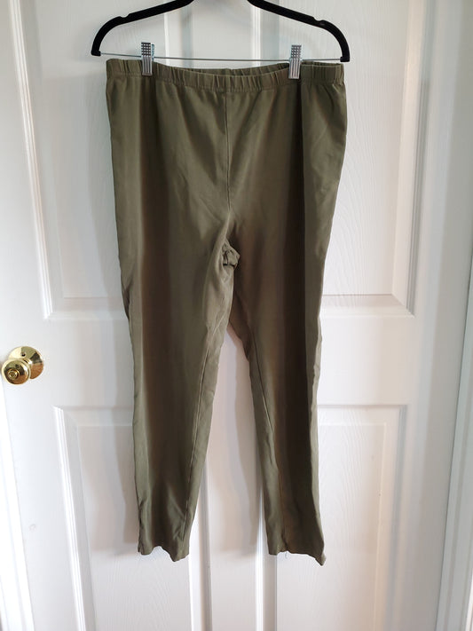 Basic Editions Olive Green Pants. Size XL. #68
