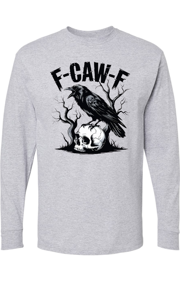 F-CAW-F- black and white crow