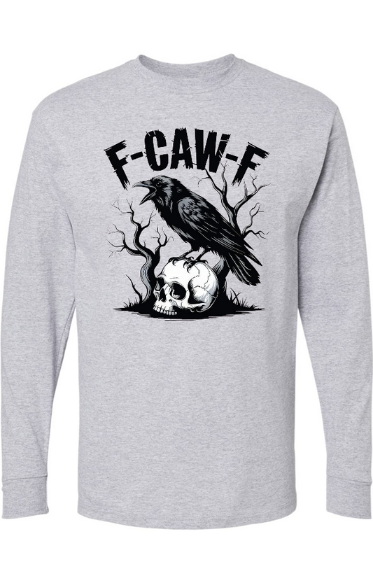 F-CAW-F- black and white crow