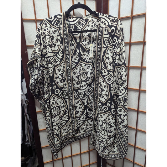 Max Studio London Plus Size S Silky Kimono