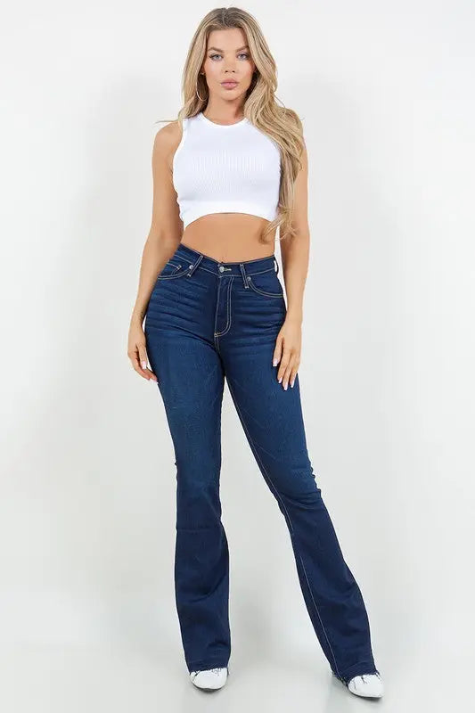 Judy Boot Cut Jean in Dark Denim - Scarlett's Riverside Boutique 