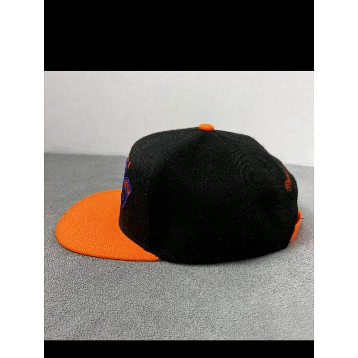 Phoenix Suns Gradient Wordmark Snapback Hat Cap Orange