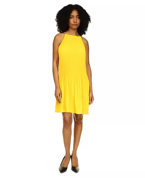 NWTs, Yellow, Michael Kors Sleeveless Women's Dress. Sz S. #97