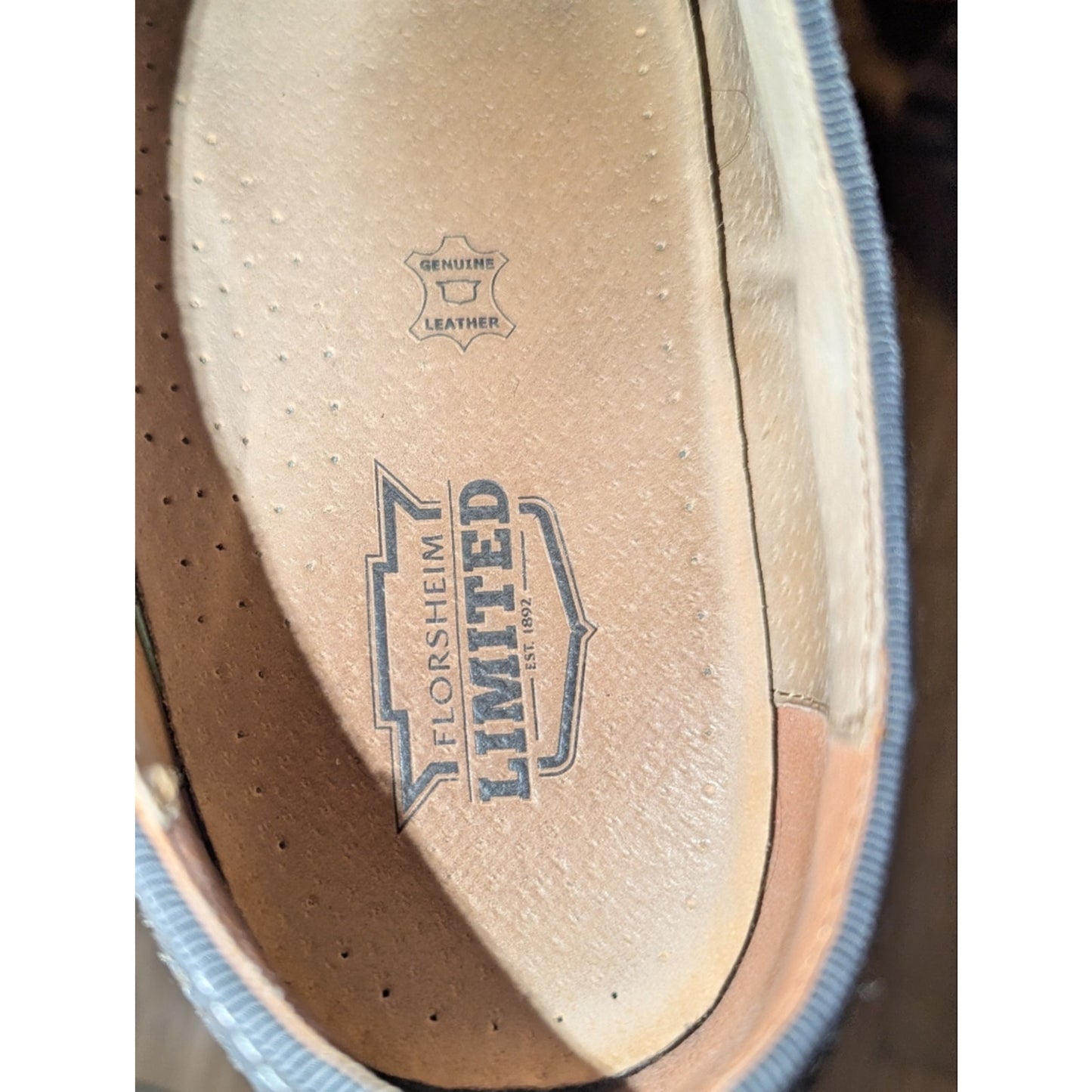Florsheim Gray Suede Wingtip Lace-Up Oxfords