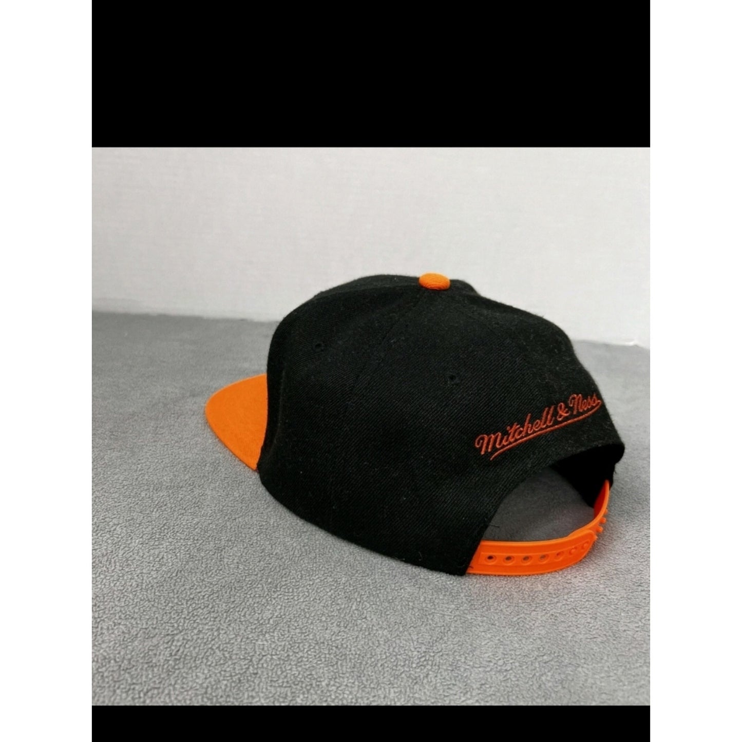 Phoenix Suns Gradient Wordmark Snapback Hat Cap Orange
