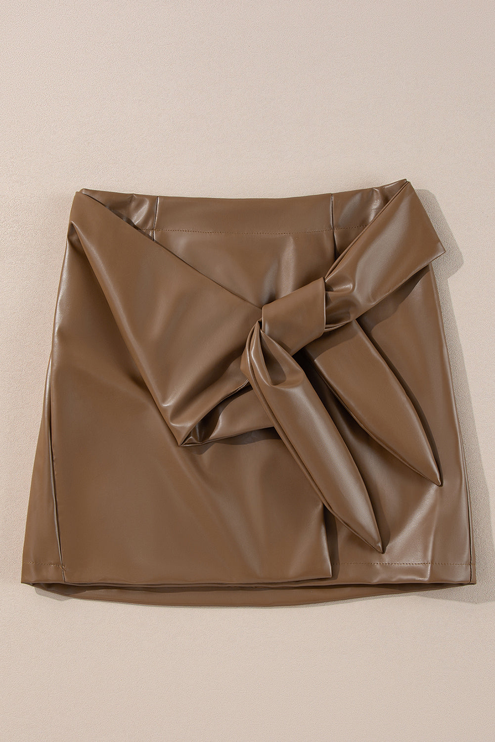 Bowknot Elastic Waist Mini Skirt - Scarlett's Riverside Boutique 