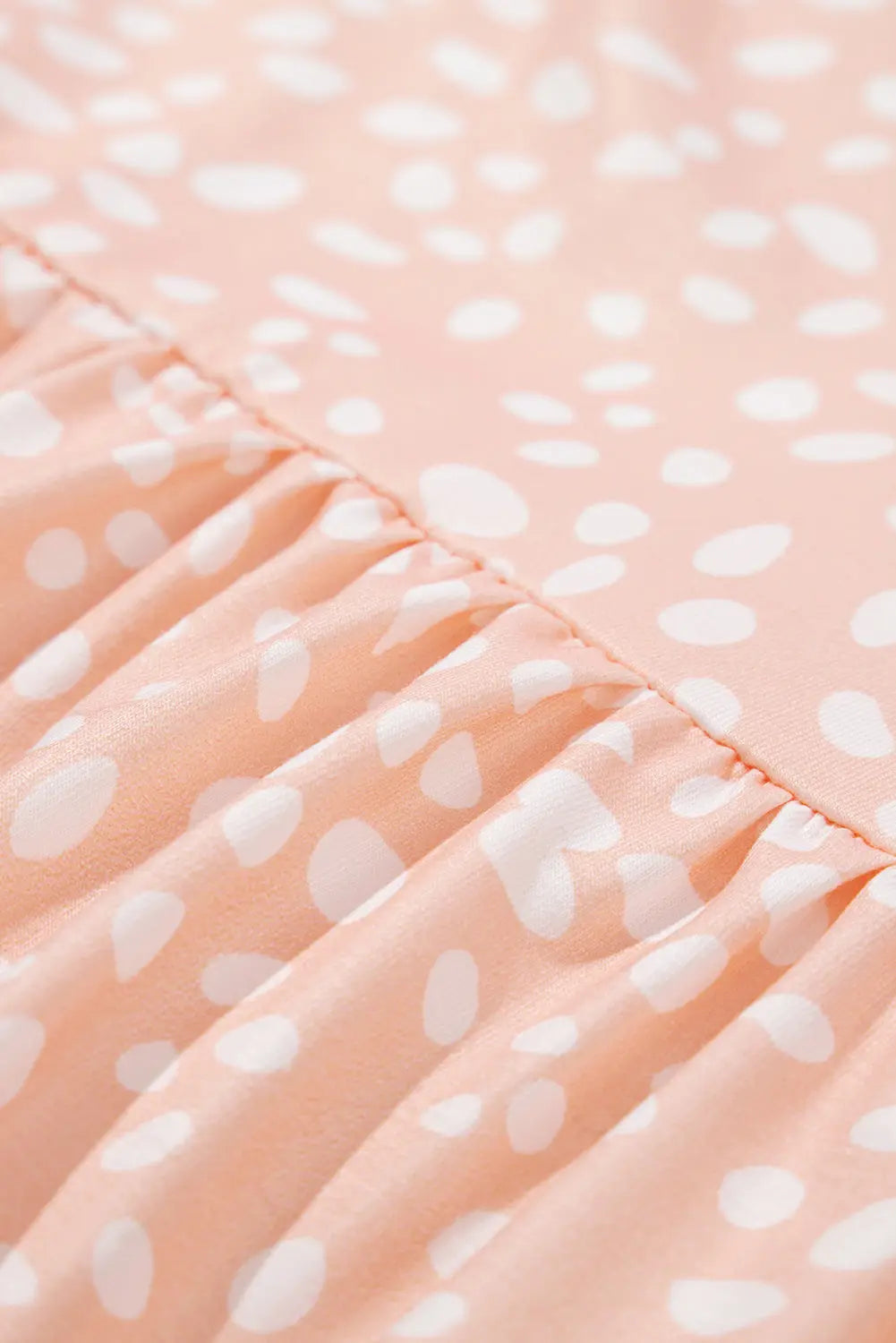 Pink Cheetah Print Tiered Ruffled Plus Size Dress