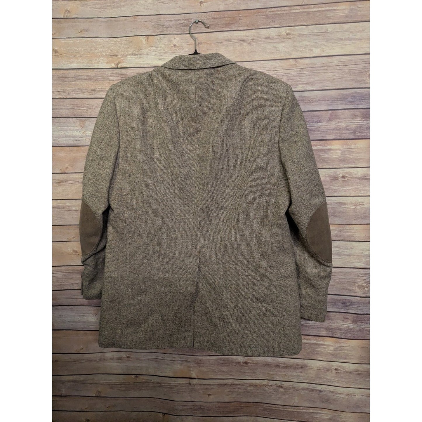 Vintage Farah Clothing Co. Mens Blazer Elbow Patches & Button Closure Wool