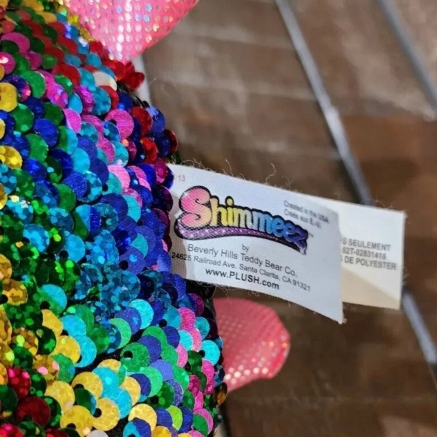Shimmeez - Maggie Rainbow Unicorn Reversible Sequin Plush
