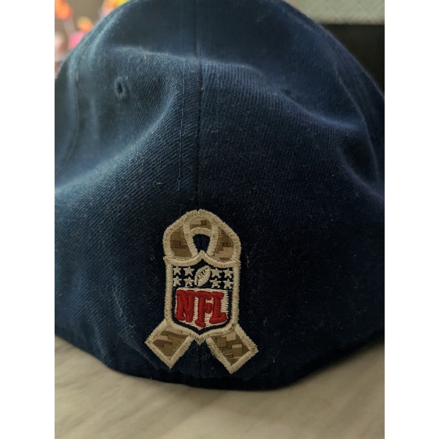 New Era 59FIFTY New York Giants Fitted Hat 7 1/2 NFL Camo Brim Salute Cap