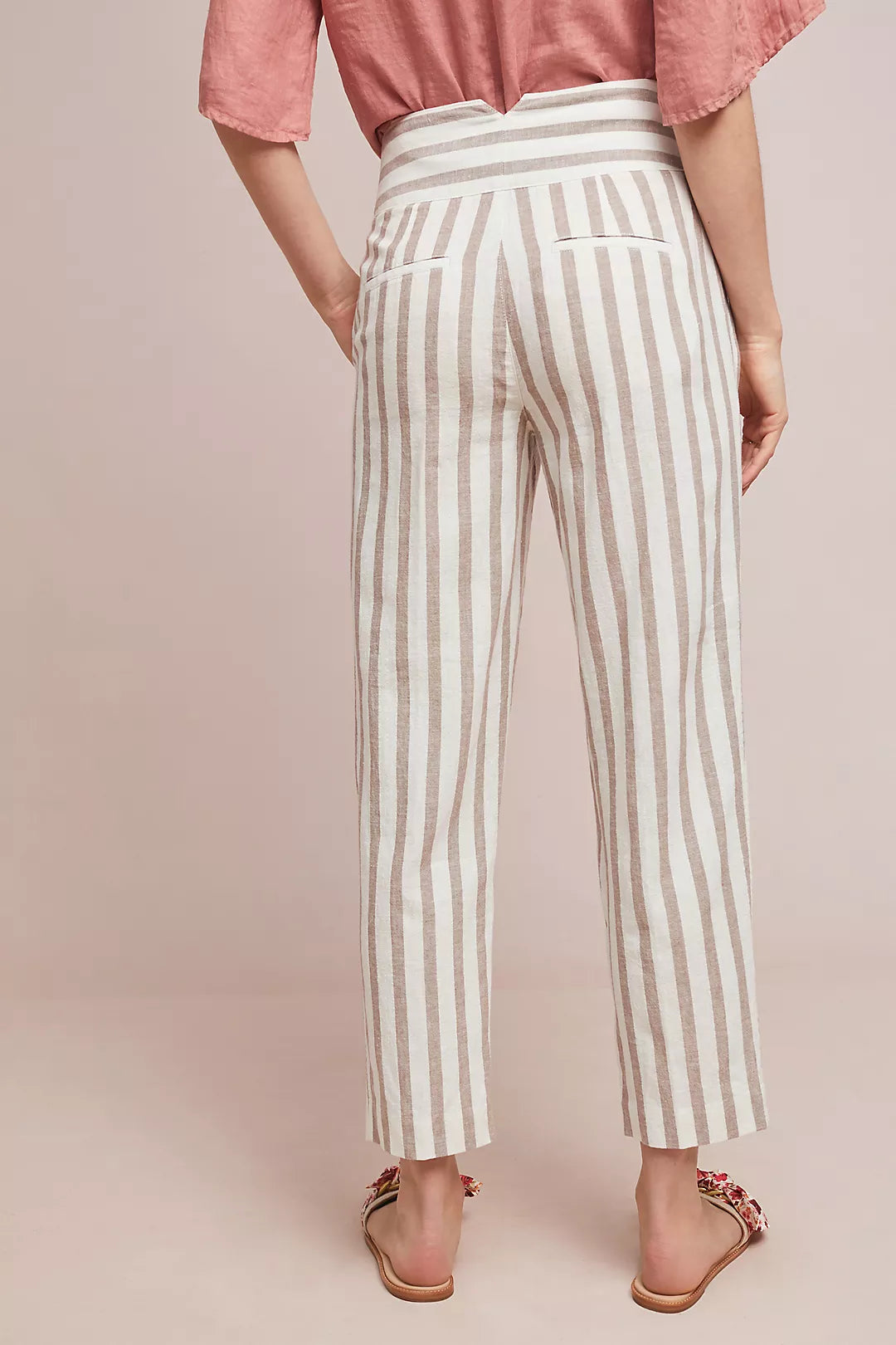 Anthropologie oasis striped pants. Sz 6. #99