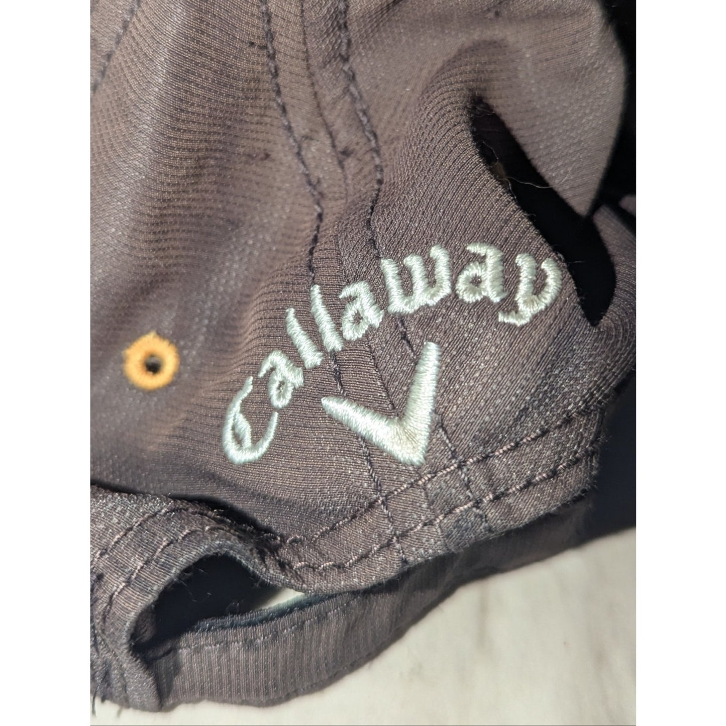 Callaway Golf Hat Mens Adjustable Strapback Black Embroidered Logo Cap