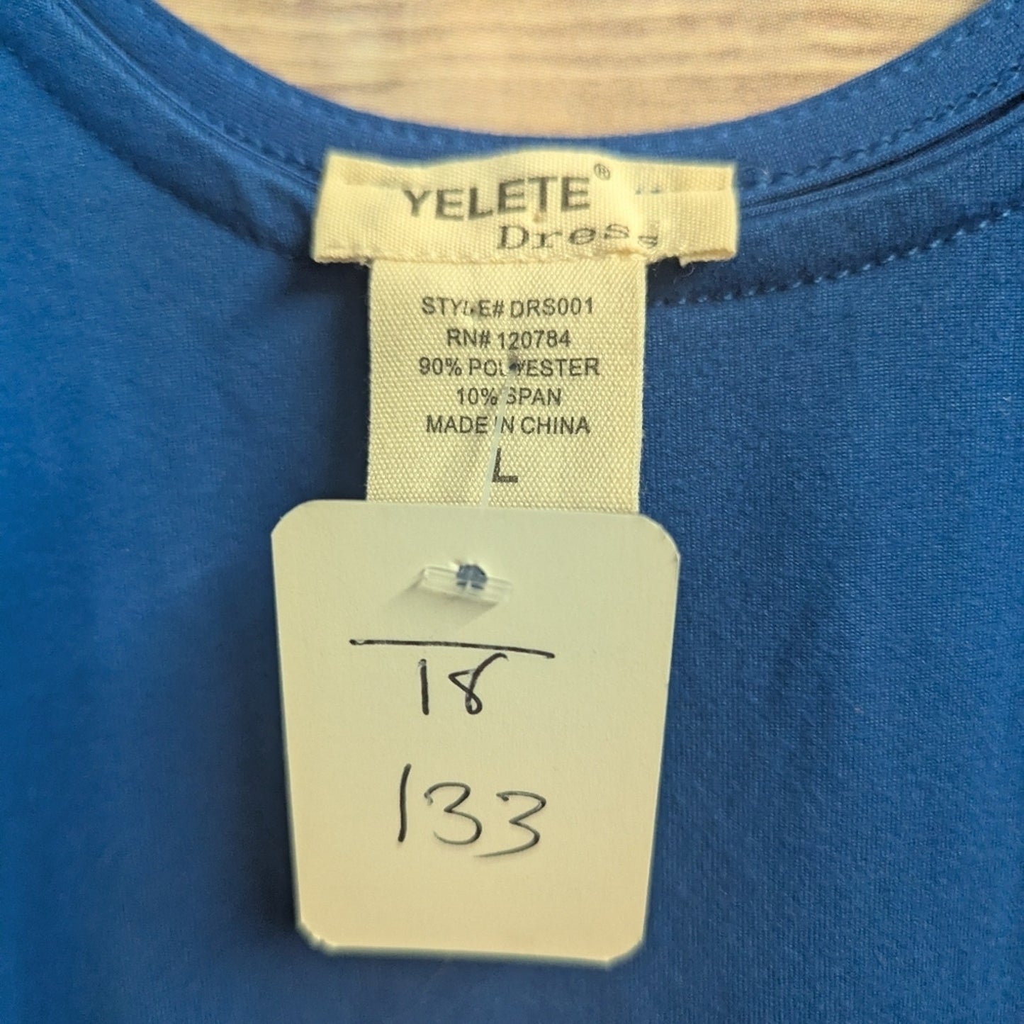 Y2K Royal Blue Babydoll Yelete Dress NWTs Size L