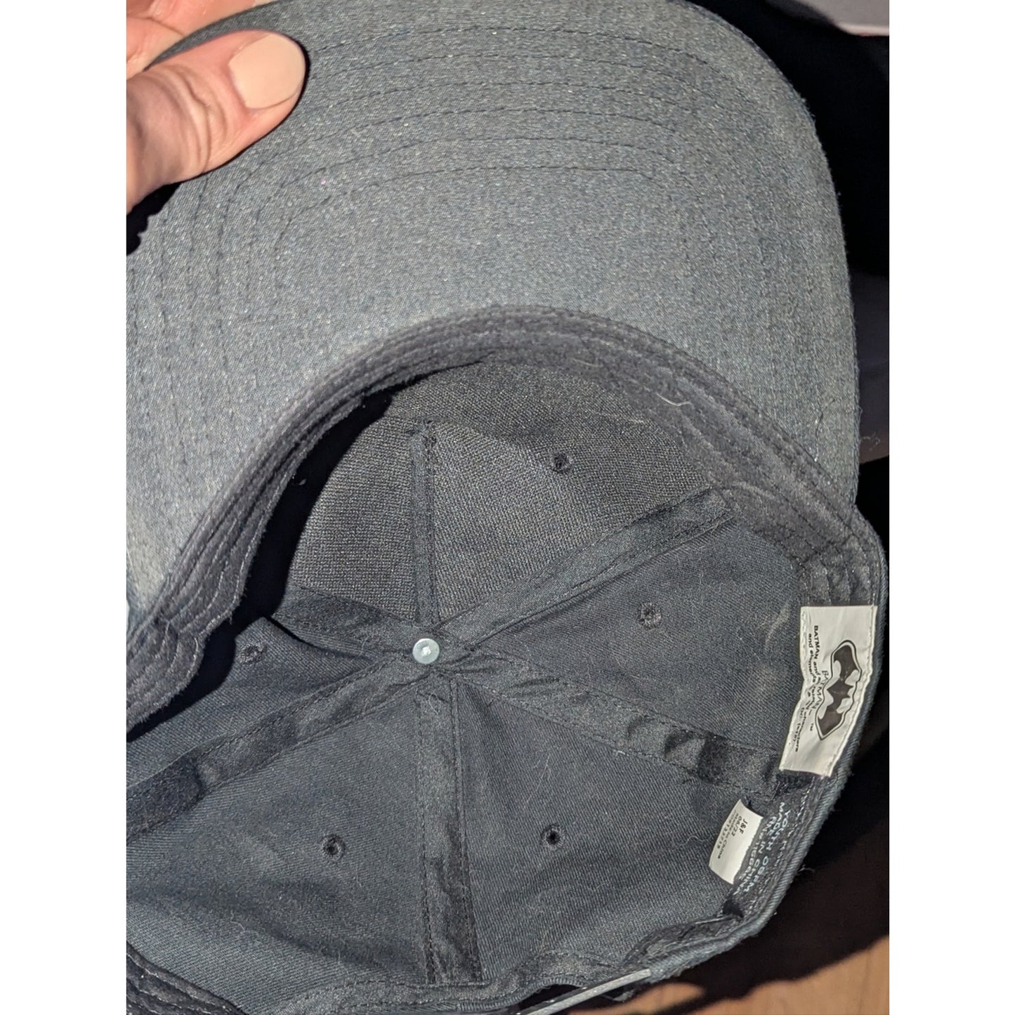 Batman Youth Snapback Hat Black Camo Flat Bill Cap DC Comics OSFM