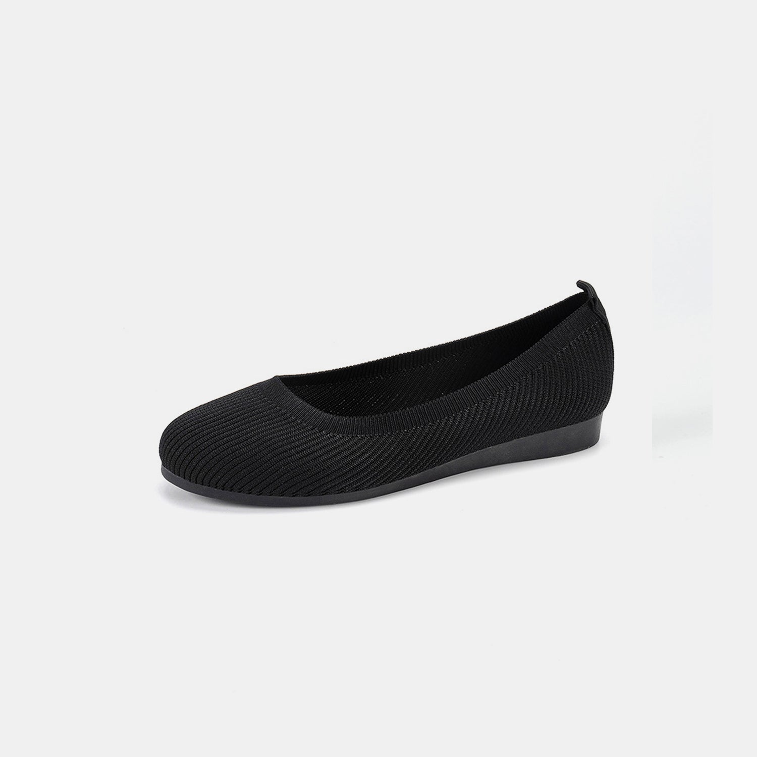 Round Toe Knit Ballet Flats - Scarlett's Riverside Boutique 