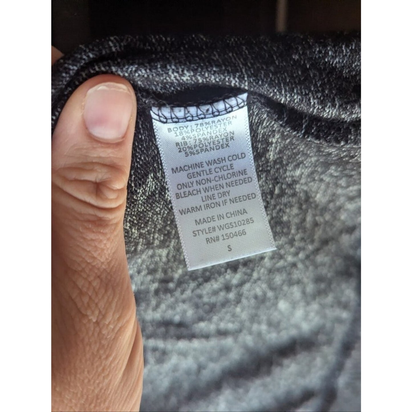 Market & Spruce Women’s Small Gray Open Front Cardigan Sweater Long Sleeve Pocke