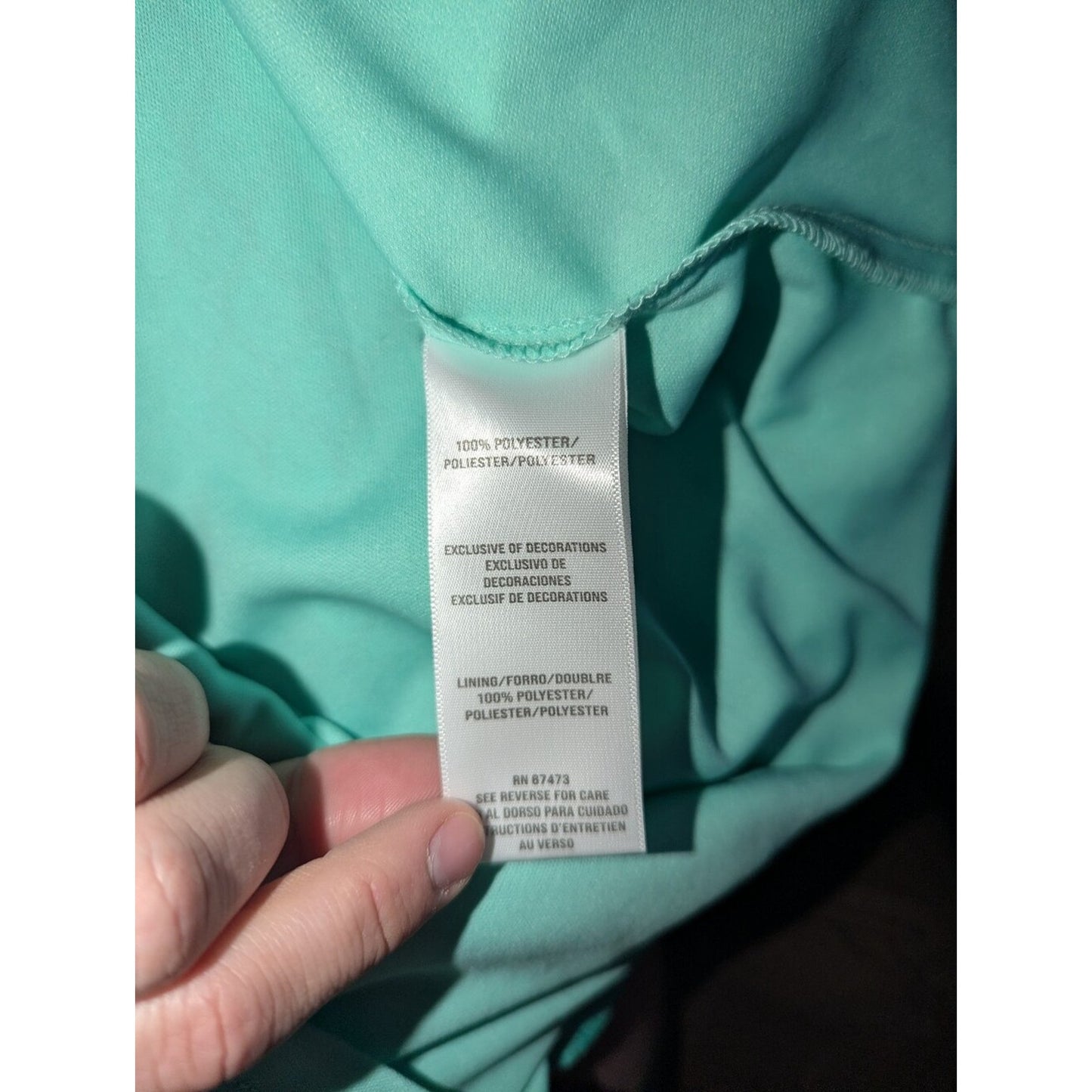 NWT Danny & Nicole Women’s 8P Mint Green Lace Fit & Flare Dress Sleeveless Petit
