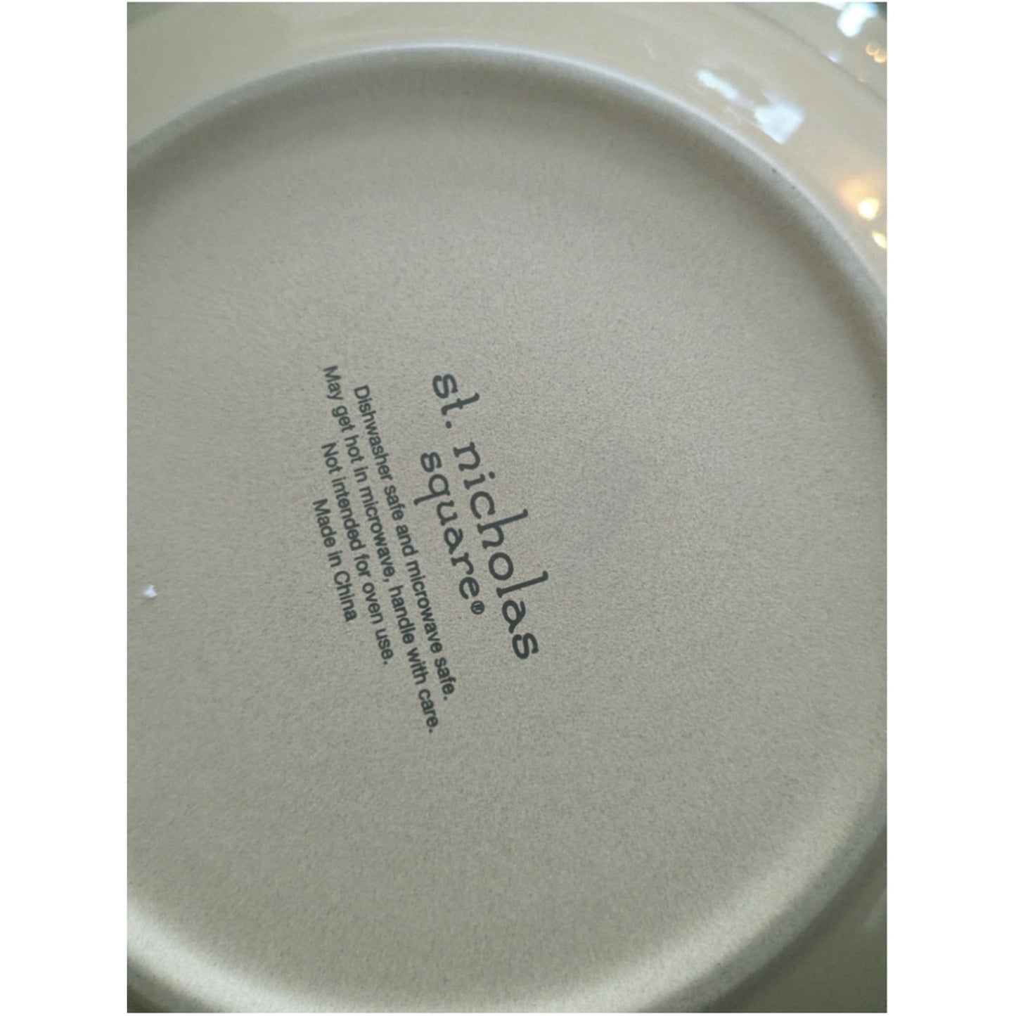 St. Nicholas Square Woodland Christmas Plate | Pinecone Berry Holiday Dish |...