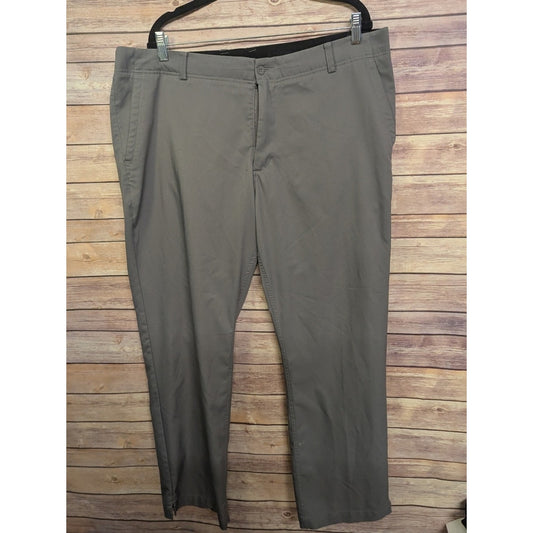 Nike Dri-FIT Gray Golf Pants Men’s 40x30 Flat Front Stretch Performance Trousers