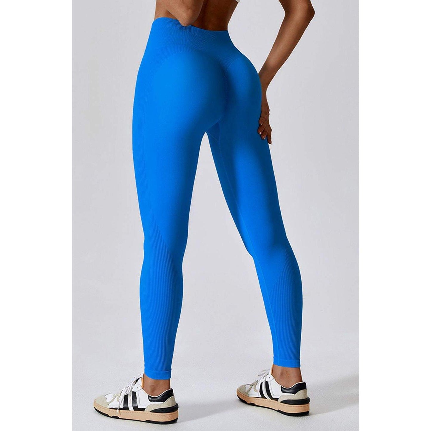 Wide Waistband Slim Fit Long Sports Leggings