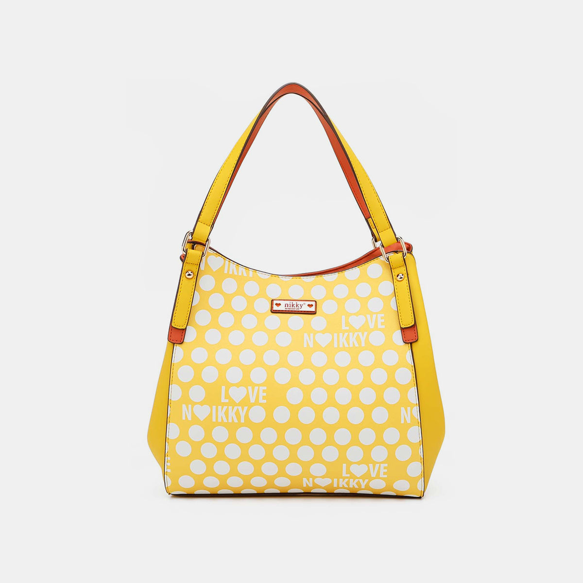 Nicole Lee USA Contrast Polka Dot Handbag - Scarlett's Riverside Boutique 