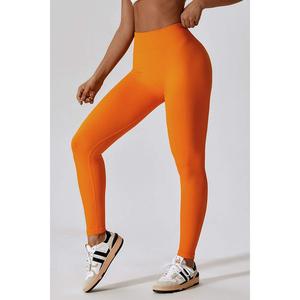 Wide Waistband Slim Fit Long Sports Leggings