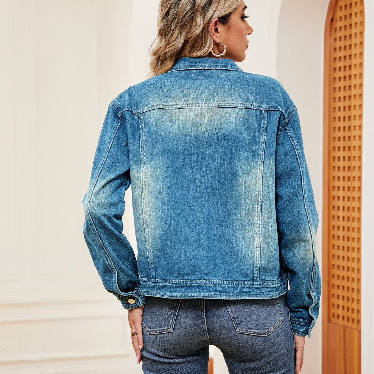 Washed Denim Jacket - Scarlett's Riverside Boutique 