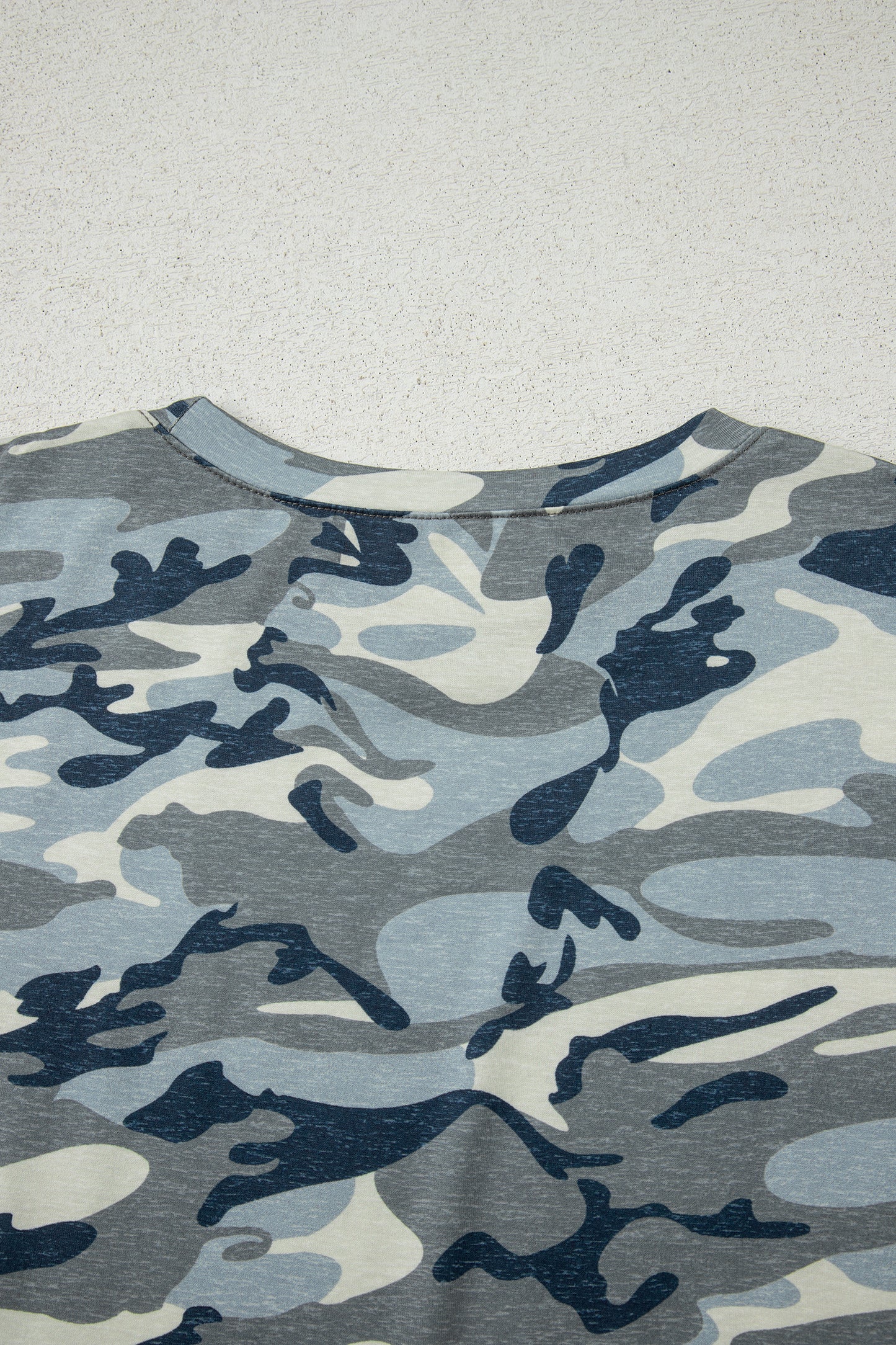 Women’s Sage Green Camo T-Shirt | Casual Short Sleeve Camouflage Tee