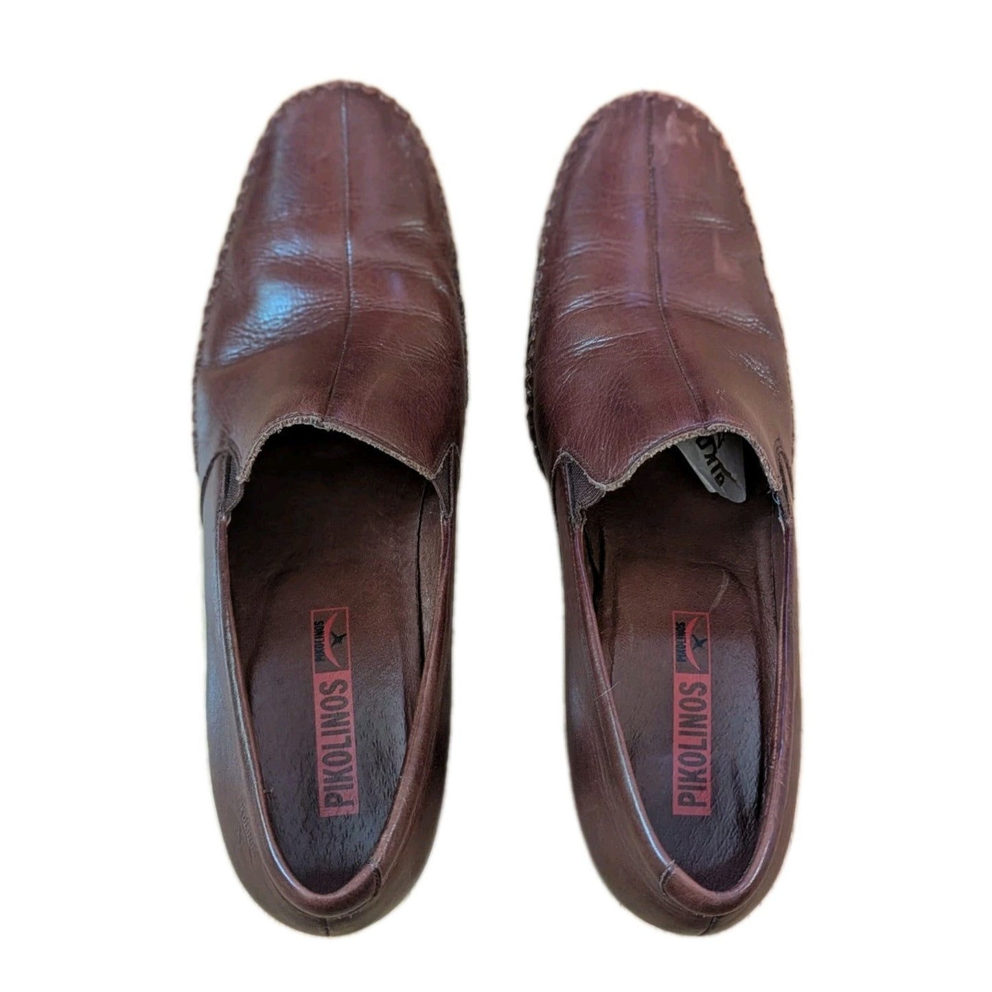 Sz 40 Pikalinos Classic Dark Tan Pumps Women's Career shoes, Vintage Y2K