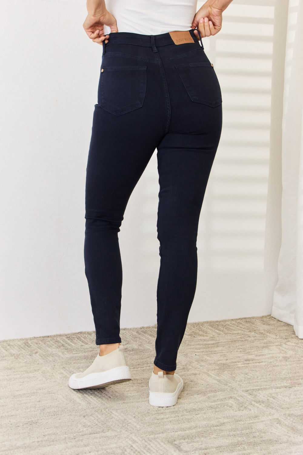 Judy Blue Full Size Garment Dyed Tummy Control Skinny Jeans - Scarlett's Riverside Boutique 